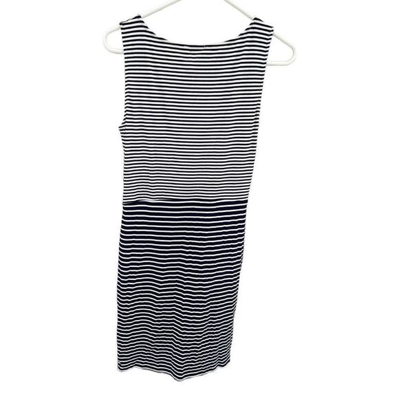NWT Mystree size S twisted front striped ribbed dress - Picture 3 of 6